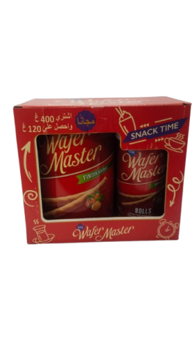 ويفر ماستر عبوة 400 جرام + عبوة 120 جم مجاناً