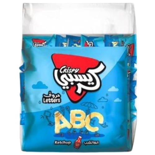 كريسبي بطاطس حروف كاتشب 18 جرام * 16حبة