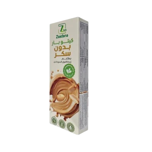 كيتو بار بطعم زبدة الفول السوداني بدون سكر 50جم