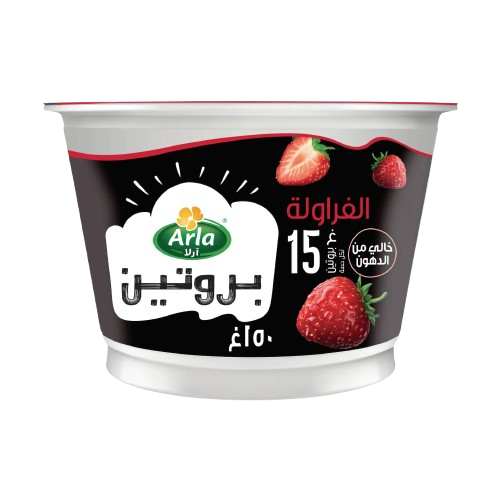 ارلا بروتين زبادي بنكهة الفراولة 150جم