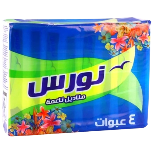 مناديل نورس 160 منديل 5 عبوات