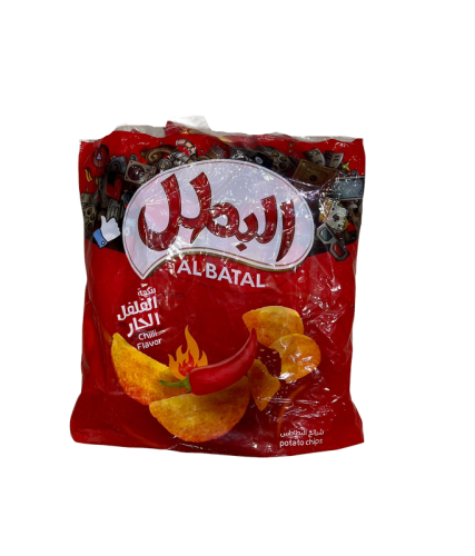 بطاطس البطل بالفلفل الحار ابو نص 20*12جرام