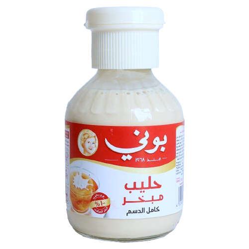 بوني حليب مبخر كامل الدسم زجاج 170جم