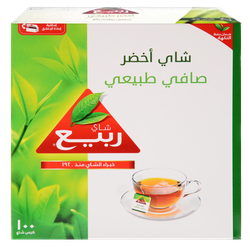 ربيع شاي أخضر نقي طبيعي 100'ح