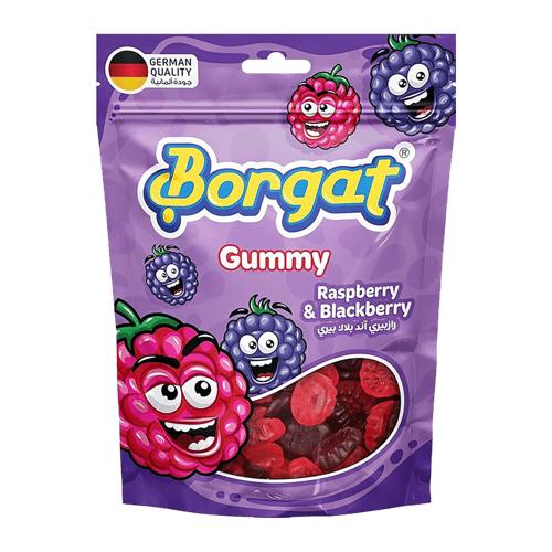 بورقات حلوى توت العليق وبلاك بيري 80جم