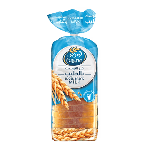 خبز توست بالحليب من لوزين 600 غرام