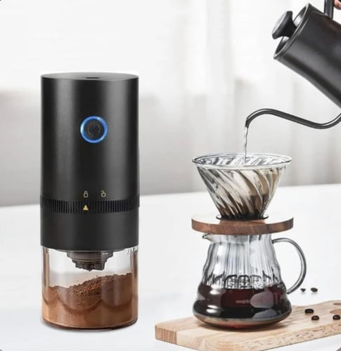 مطحنة قهوة الكترونية تعمل بالشحن من Zoom Plus