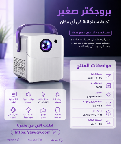 بروجكتر صغير
