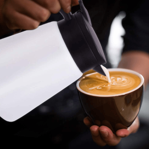 ترمس للقهوة حافظ للحرارة مزود بكوبين اضافية لون أب...