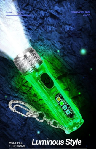 مصباح يدوي صغير سلسلة مفاتيح LED مصباح يدوي محمول...