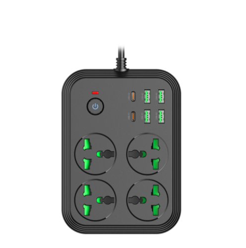 توصيلة كهربائية بـ10 مداخل بقوة 3000 واط بطول 3 مت...