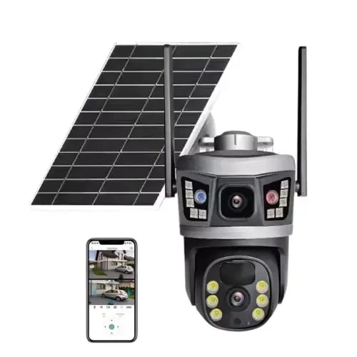 كاميرا مراقبة ذكية تعمل بالطاقة الشمسية وبتقنية 4G...