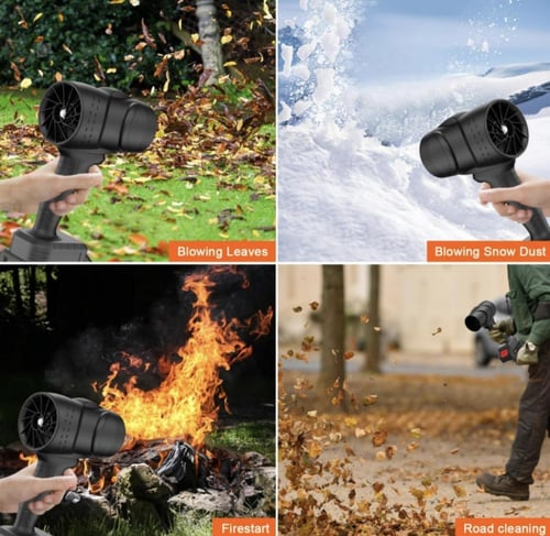 منفاخ هواء لاسلكي محمول ببطارية لازالة وتنظيف الغب...