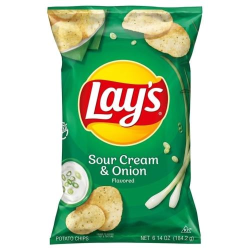 ليز نكهة البصل و حامض كريمة امريكي 184.2 جم