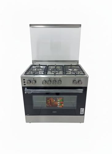 فرن جنرال كلاس تركي 5 شعلات غاز مقاس 90× 60 سم بمر...