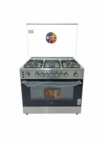 فرن جنرال كلاس تركي 6 شعلات غاز مقاس 90× 60 سم بمر...