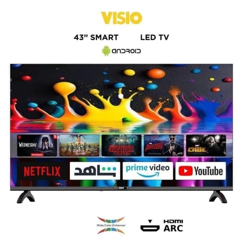شاشة VISIO فيزيو 43 بوصة سمارت اندرويد - LED UHD 4...