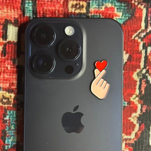 ستيكر معدني - قلب