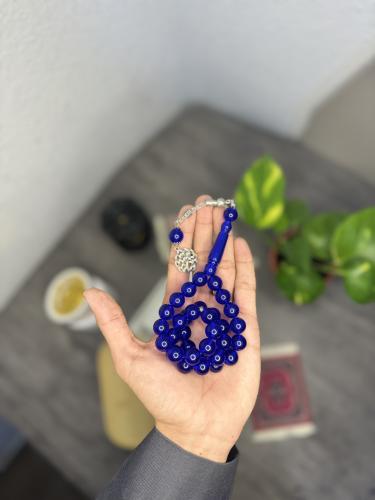 سبحة بكلايت أزرق