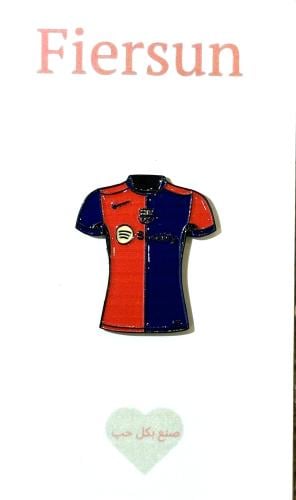 ستيكر معدني - تيشيرت برشلونة