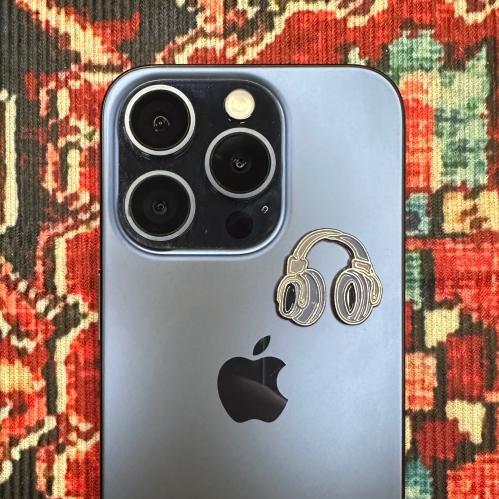 ستيكر معدني - سماعة