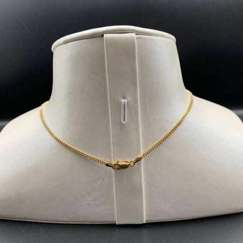 عقد إيطالي ذهب اصفر عيار 18 ذهب صافي