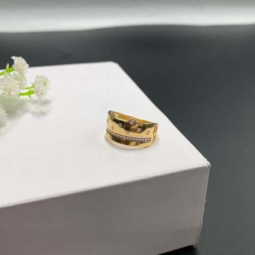 خاتم إيطالي تصميم الماس عيار 18 الوزن 3.78