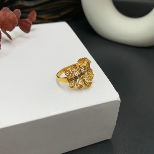 خاتم بحريني عيار 21 ذهب صافي الوزن 3.6