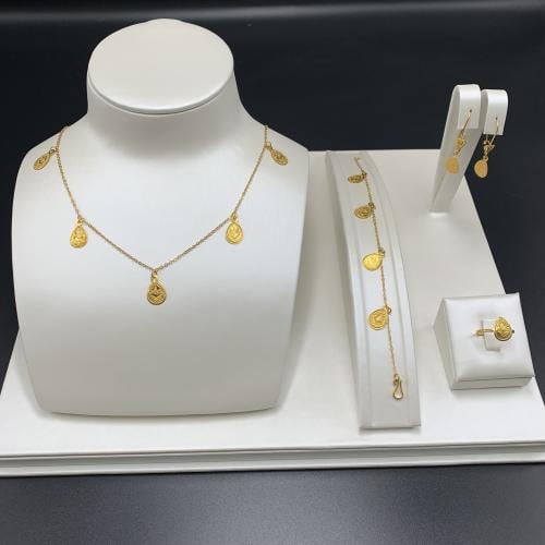 طقم الدمعه عيار 21 ذهب صافي الوزن 7.7