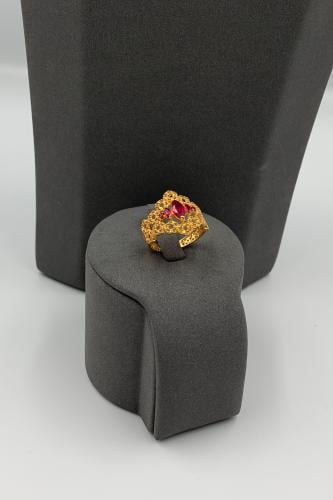 خاتم بحريني عيار 21 الوزن 3.79