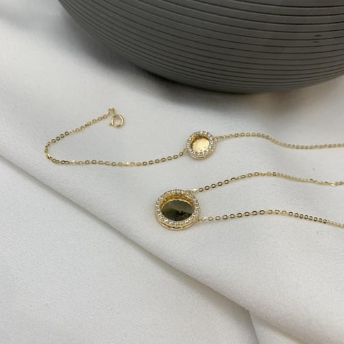 طقم إيطالي عيار 18 باللون الوردي الوزن 7