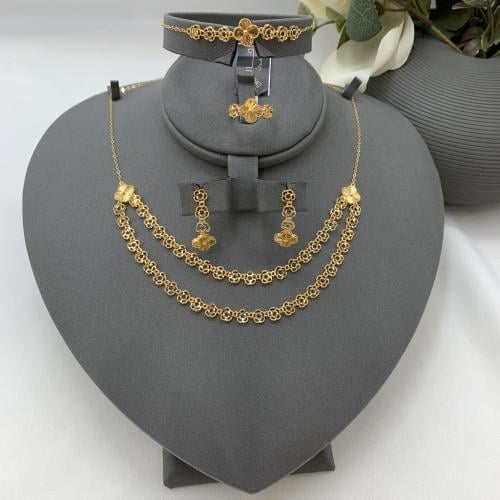 طقم بحريني دورين عيار 21 ذهب صافي الوزن 14.2