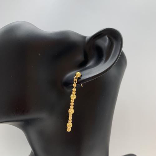 حلق بحريني عيار 21 ذهب صافي الوزن 3.4