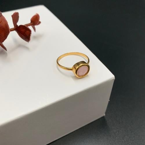 خاتم دائري ناعم بحريني عيار 21 الوزن 2.7