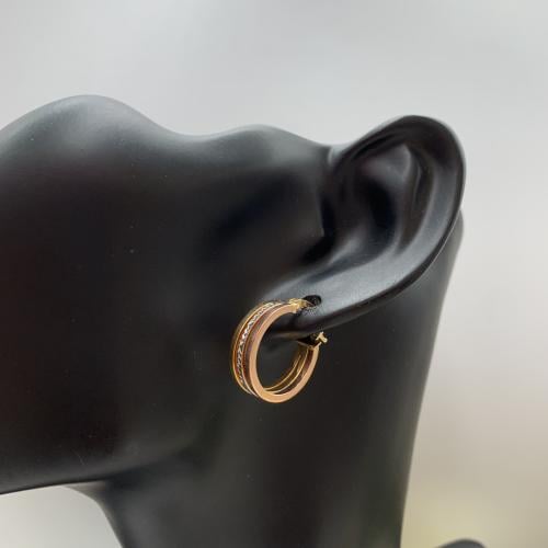 حلق إيطالي عيار 18 ذهب صافي الوزن 2.7