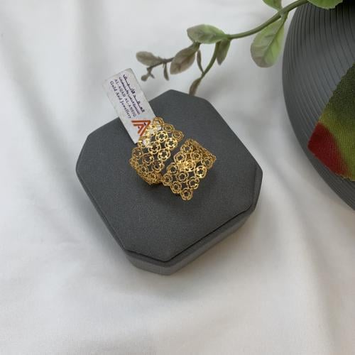 خاتم بحريني ذهب صافي عيار 21 الوزن 3.33