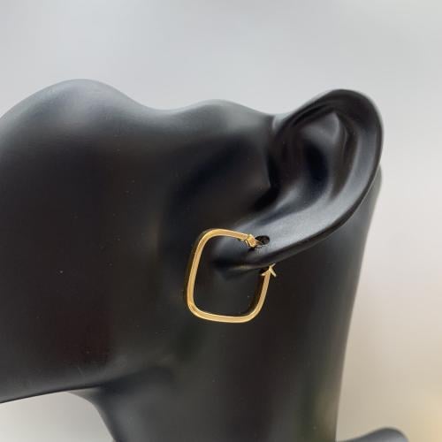 حلق إيطالي عيار 18 ذهب صافي الحجم الكبير الوزن 2.4