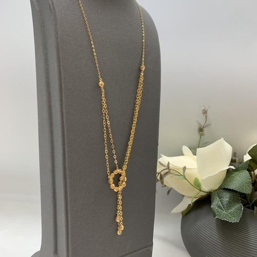 طقم بحريني عيار 21 ذهب صافي الوزن 12.3