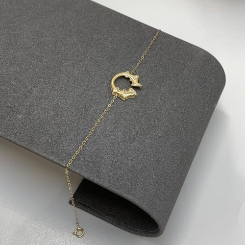 طقم إيطالي ناعم تصميم الألماس عيار 18 الوزن 7.1