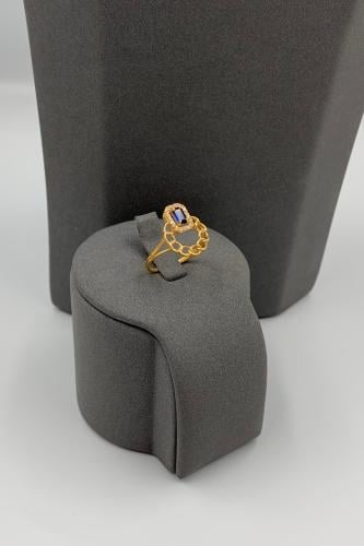 خاتم الجنزير عيار 21 الوزن 2.1