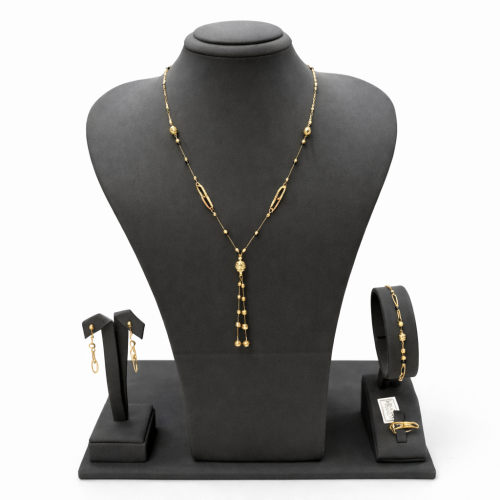 Pure 21-karat gold set, weight 11.50 grams