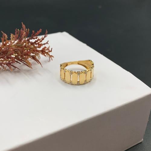 خاتم إيطالي تصميم الماس ذهب ابيض عيار 18 الوزن 3.8...