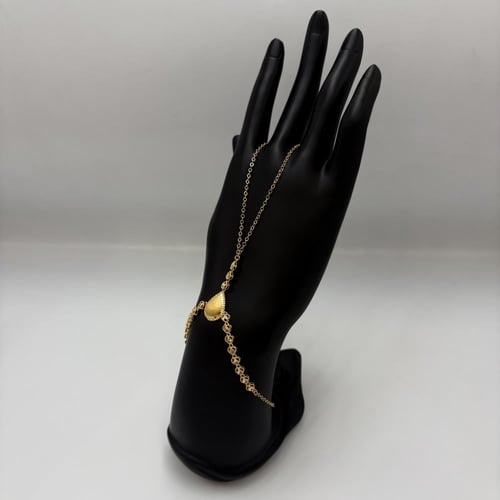 كف ذهب عيار 21 وزن 5.1 جرام بتصميم قطرة ذهبية فاخر...