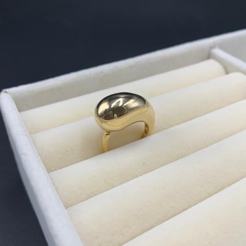 خاتم بوتيغا إيطالي الحجم الكبير عيار 18 ذهب صافي ا...