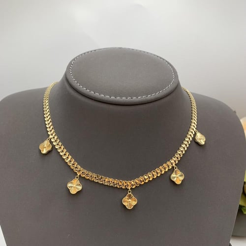 طقم تصميم إيطالي ذهب صافي عيار 18 الوزن 26