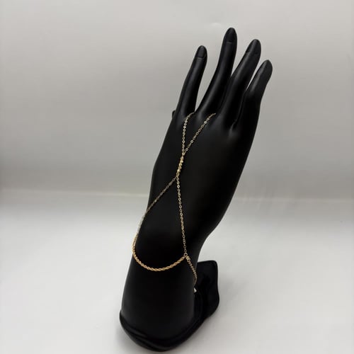 كف ذهب عيار 21 وزن 1.88 جرام بتصميم أنيق متصل