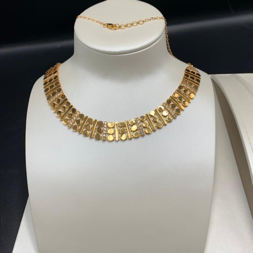 طقم بحريني تصميم الألماس عيار 21 الوزن 34.91