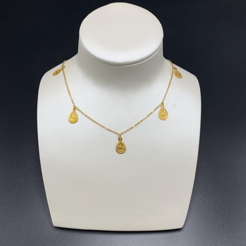 طقم الدمعه عيار 21 ذهب صافي الوزن 7.7