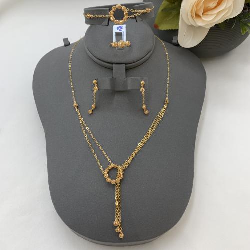 طقم بحريني عيار 21 ذهب صافي الوزن 12.3