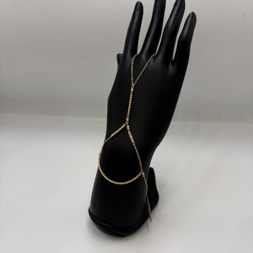 كف ذهب عيار 21 وزن 2.38 جرام بتصميم ناعم فاخر